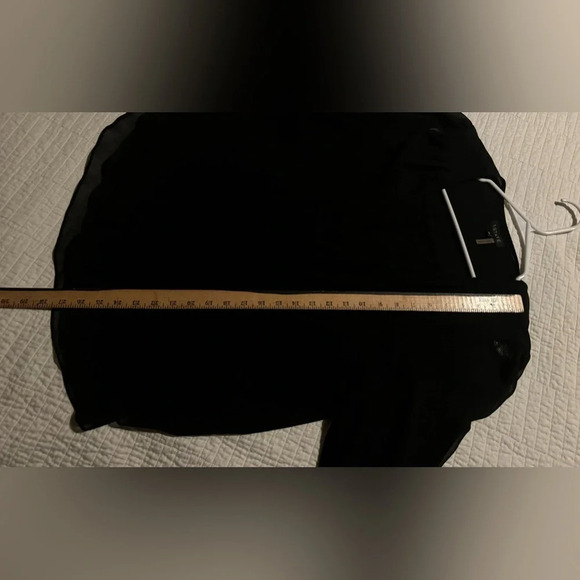 1. State Black Long Sleeve Smocked Detail Button Down Blouse Sz XXL - Picture 9 of 9